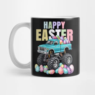 Boys Happy Easter Monster Truck Easter Eggs Toddler Mug